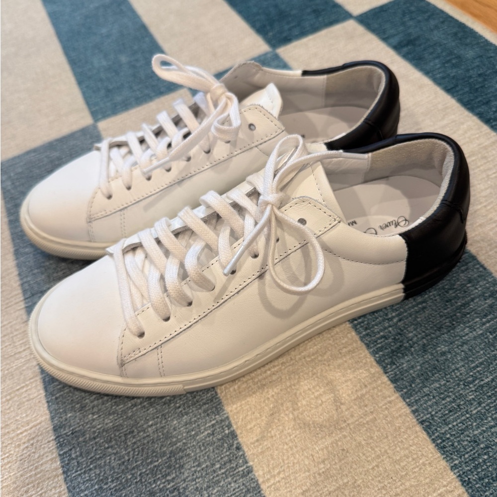 Oliver Cabell x Uncrate White and Black Women’s Sneakers
